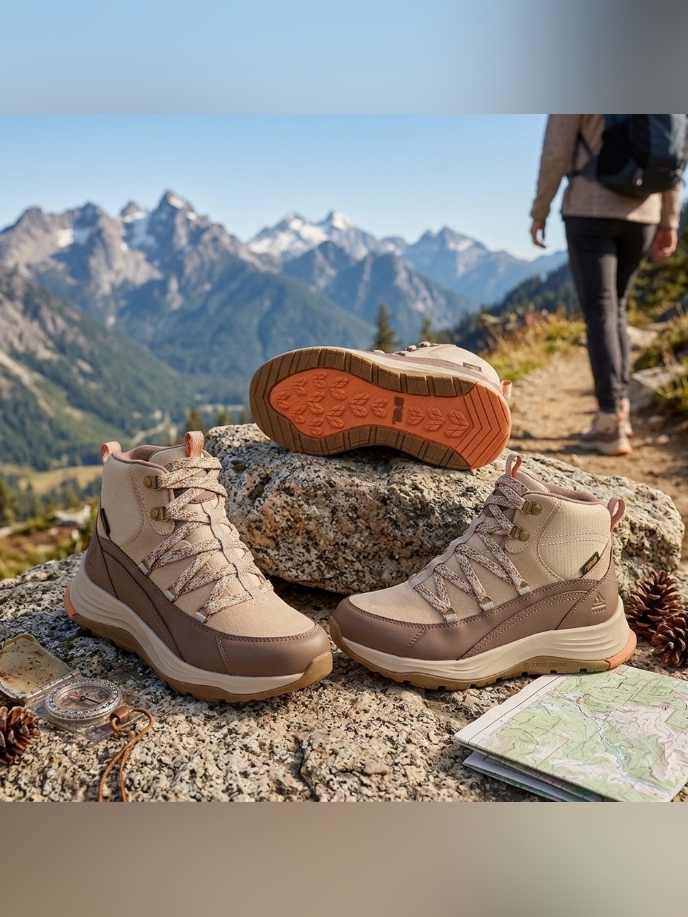 🖤🖤 Teva Women's Auroris Feather Grey/ Acorn